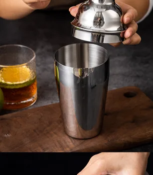6/7/10pcs Stainless Steel Cocktail Shaker Bartending Tools Bartender Kit Martini Sharker Drink Mixer Set With Storage Bag 5