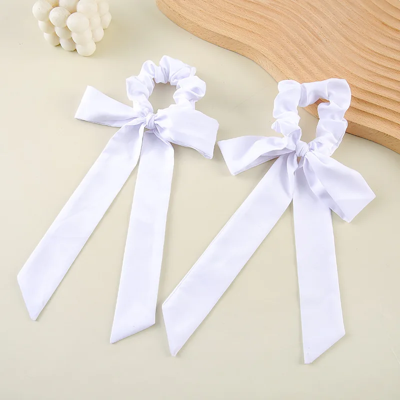 Luxurious Versatile Bow Streamer Headband – Elegant Soft Elastic Retro Hair Accessory