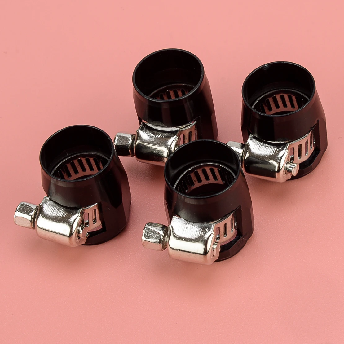 

4 шт., шестигранные зажимы для шланга, из алюминиевого сплава
