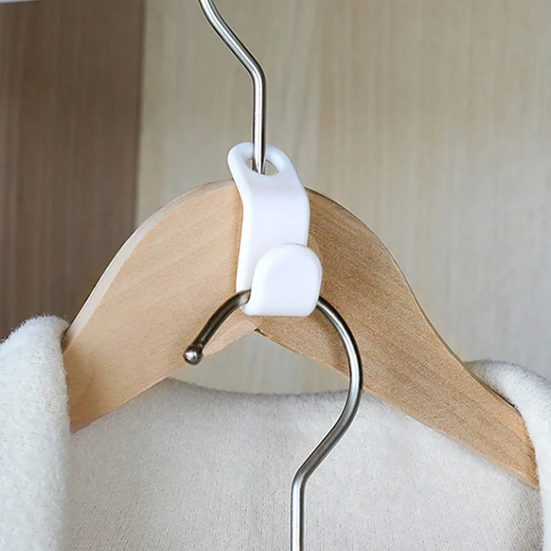 10/5Pcs Clothes Hanger Hooks Space Saving Closet Connector Hook