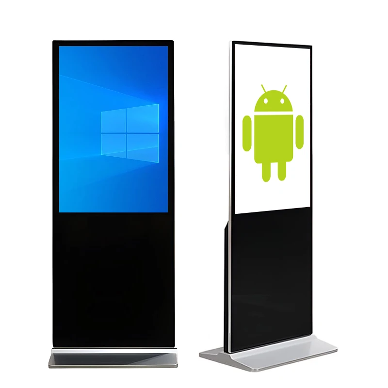 

43 Inch Vertical interactive Advertising Displays Touch Screen Indoor LCD Digital Signage