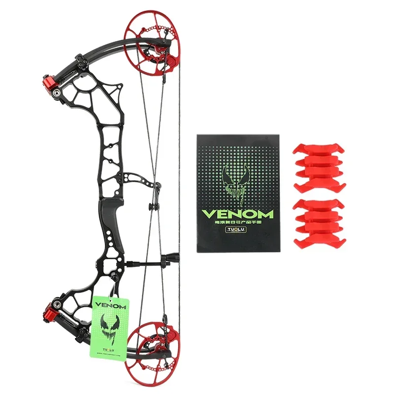 Compound Hunting Bow Kit - Fully Adjustable 30-70LB Draw, USA Gordon Limbs, Complete Archery Set