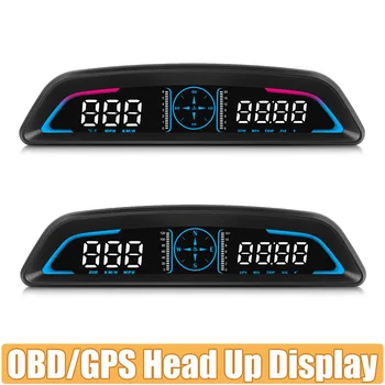 G3 GPS / B3 OBD Car Head Up Display Smart Auto HUD Digital Meter Speedometer Security Alarm RPM Water Temp Tachometer Car Gauge