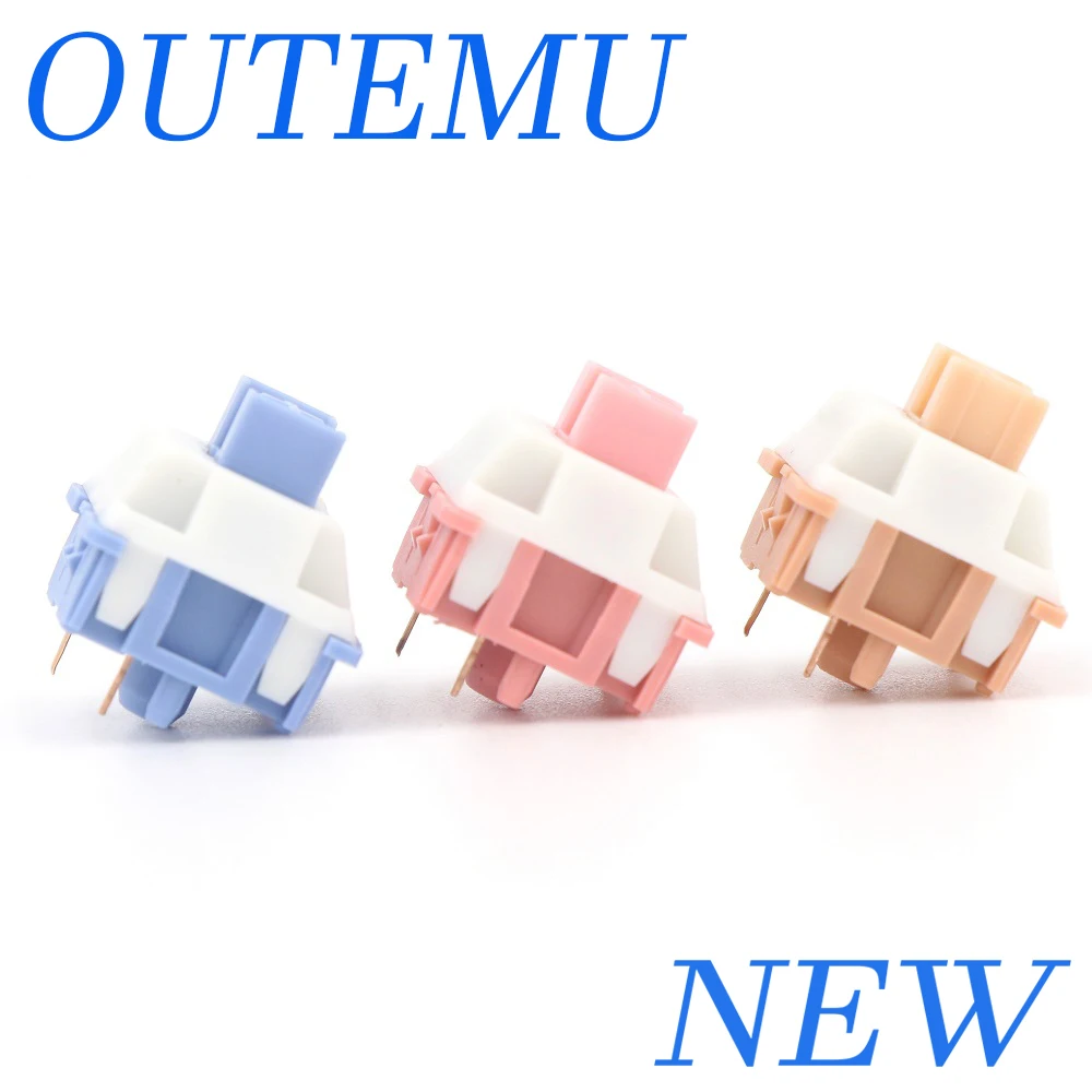 OutemuSwitchesLubedMechanicalKeyboardSwitch5PinSilentTactile