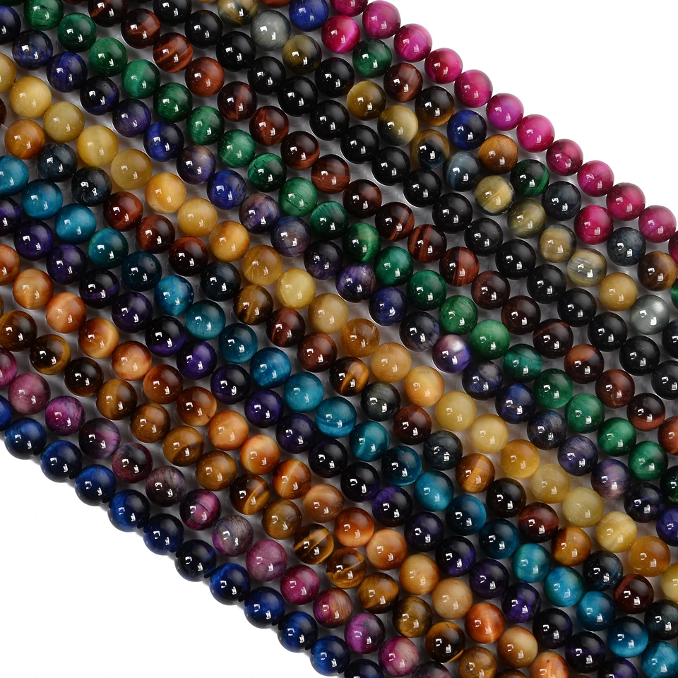 36 Perline Rotonde In Vera Pietra Naturale, Sfuse