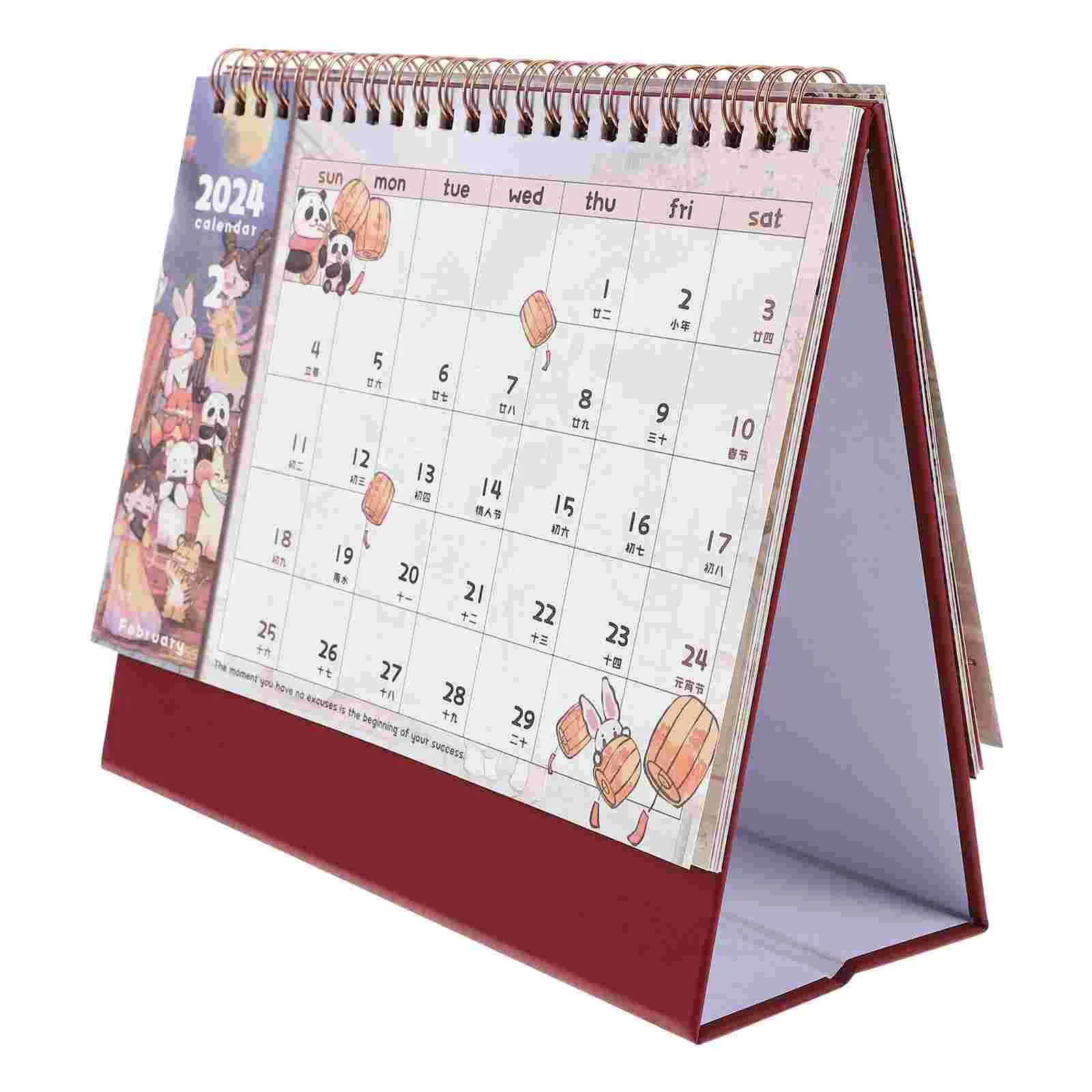 

Folding Calendar Desk Decor Desktop Calendar Decorative Calendar Calendar Daily Schedule For Home Office School