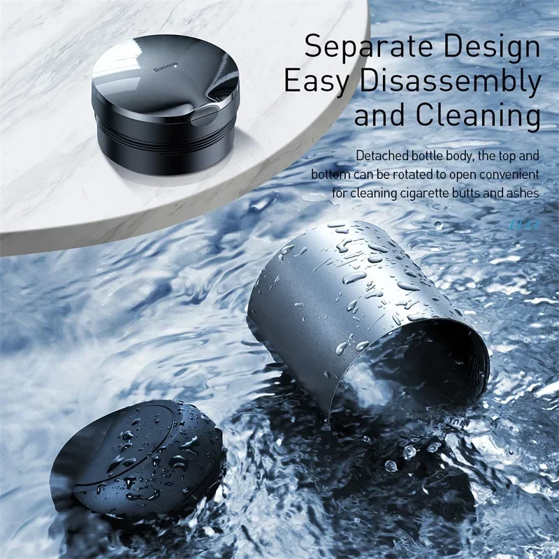 

Женская пепельница из алюминиевого сплава, портативная пепельница, бездымный держатель, автомобильная антивоспламеняющая чашка, электронная сигарета