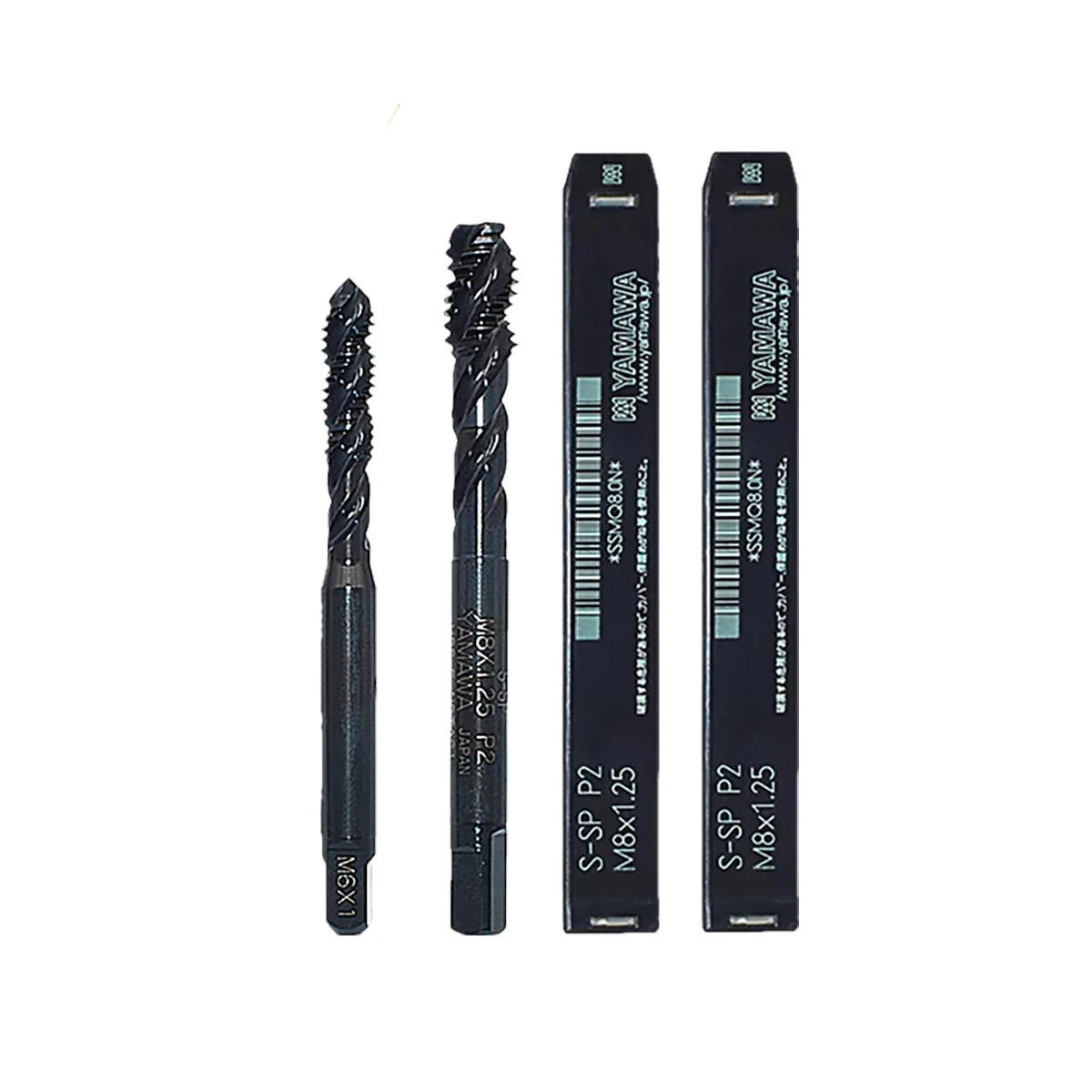 YAMAWA 100% Original M2 M2.5 M2.6 M3 M3.5 M4 M5 M6 M8 M10 M12 M14 M16 M20  S-SP Metric Spiral Edge Tap For Deep Hole Machines