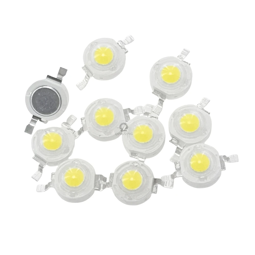 1W 3W LED Chip Epistar High Power Lamp Beads 3V 3.2V-3.6V Warm Nature Cold White 3000K 4500K 6500K 10000K 20000K 30000K 10pcs led lamp beads