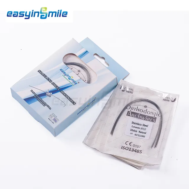 Fili Ortodontici Acciaio 10 Sacchetti Fili Arco Ortodontici AZDENT - Acciaio Inox Rettangolare, Per Ortodonzia, Forma Naturale Sacchetti Fili Ortodontici Rettangolari Azdent Inox 10 Pezzi - Foto 7