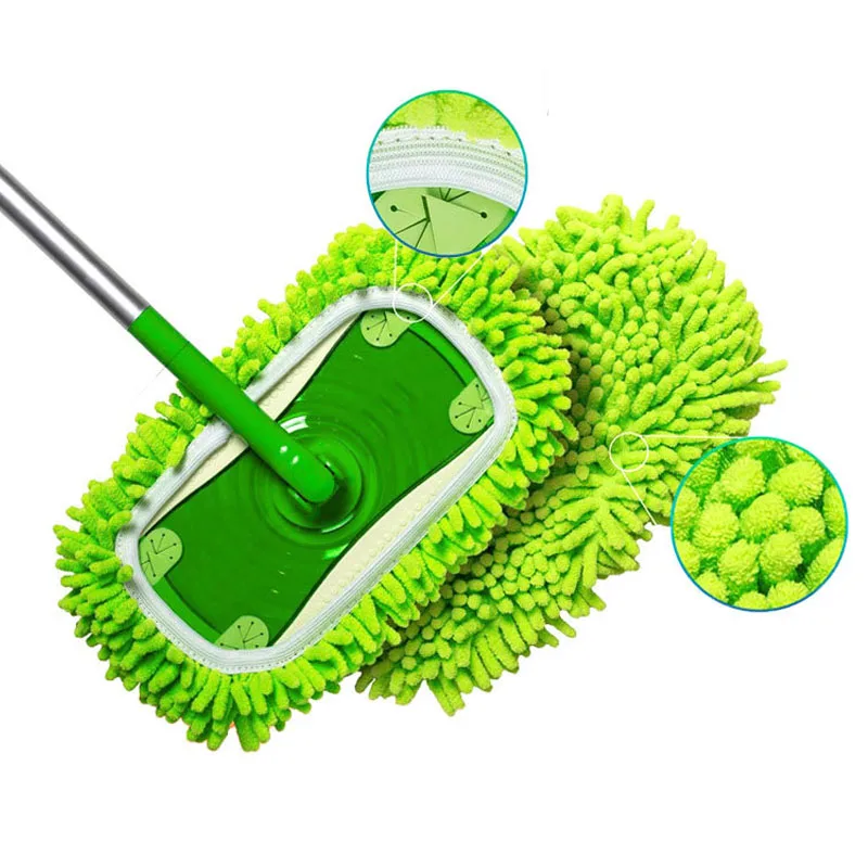 Microfiber Mop Cloth Absorbent Sponge Replacement Reusable Suitable for Swiffer Flat Mop Household Bathroom