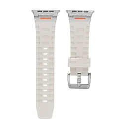 Deluxe Silicone Sports Band for Smartwatches - Soft and Stylish Bracelet Strap (Starlight)