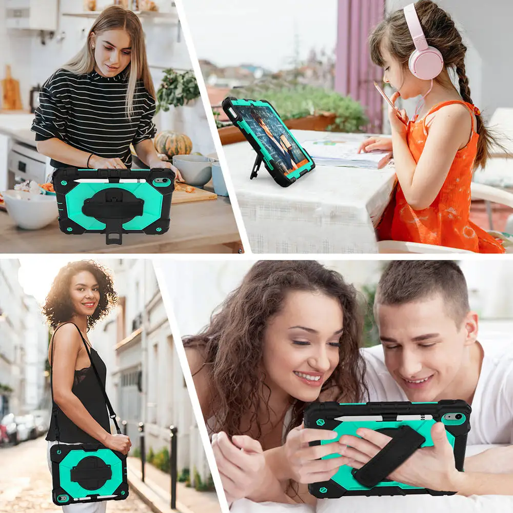 Kids Durable Hard PC Silicone Tablet Case