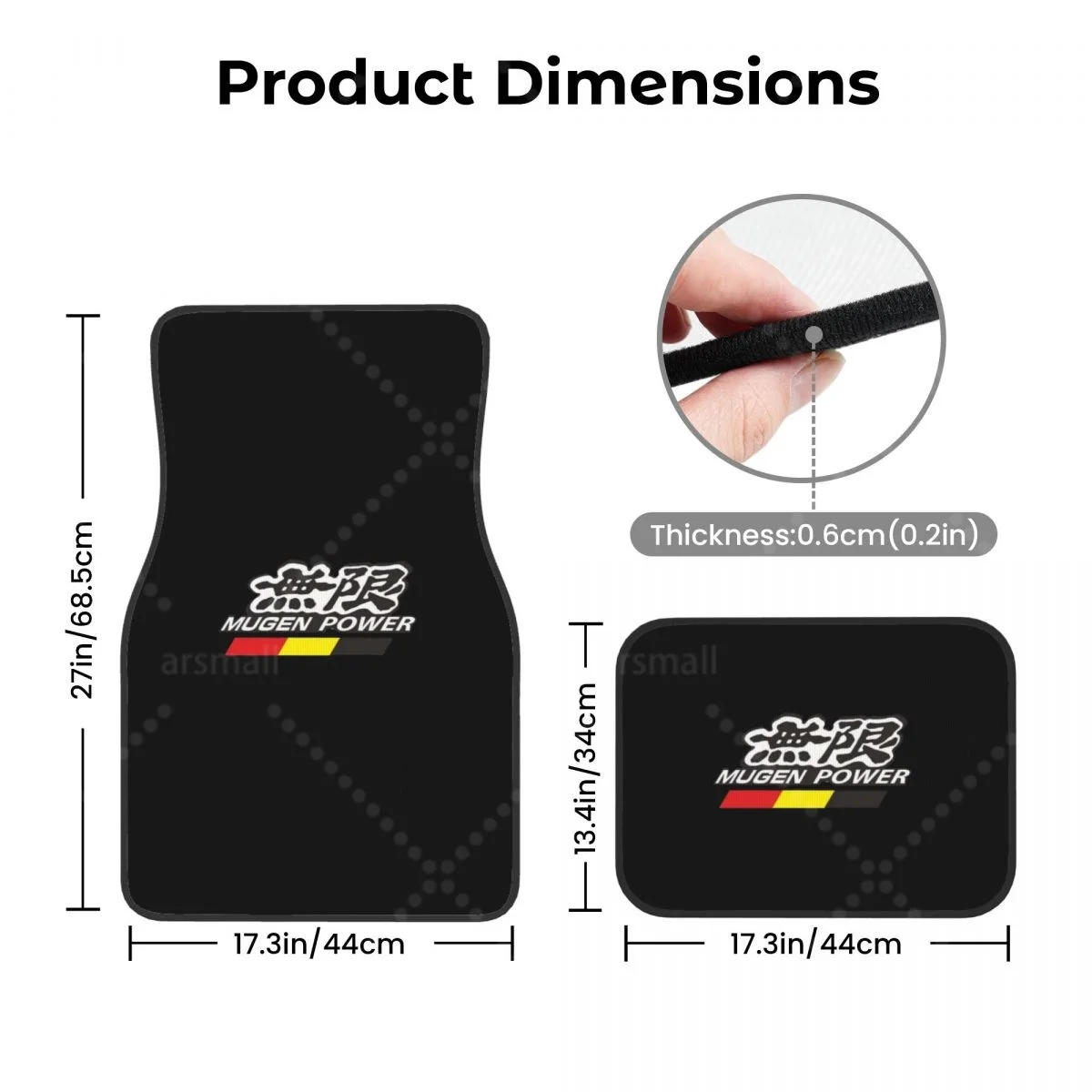 Car Floor Mats Set 5