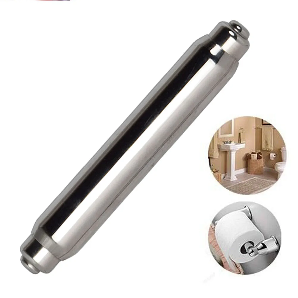 

1pc Toilet Paper Holder Roller Toilet Tissue Holder Replacement Spring Roll Spindle Tissue Shaft Stainless Steel For Bathroom