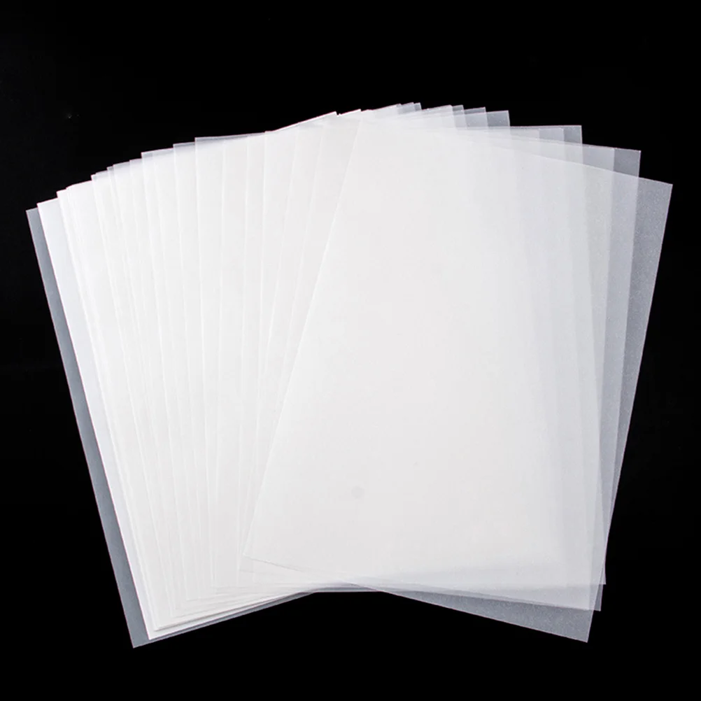 

A4 Transparent Tracing Pape 100Pcs, Translucent Sketching Papers Drawing Crafting Transparent Paper Tracing Paper Professional