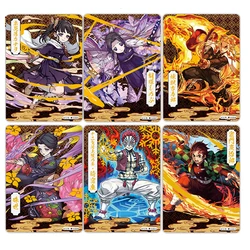 Carte de jeu Demon Slayer pour enfants, Kamado Tanjirou Nezuko Agatsuma Zenitsu, jouets de Table, cadeau de noël pour famille 