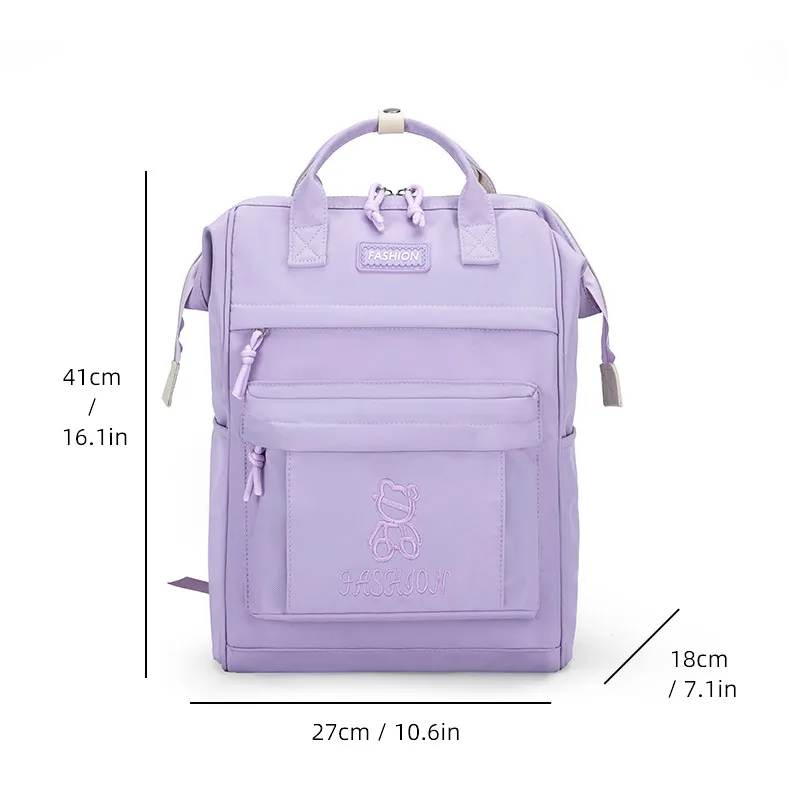 Schoolbag female high school junior high school student japanese style preppy style backpack college student backpack