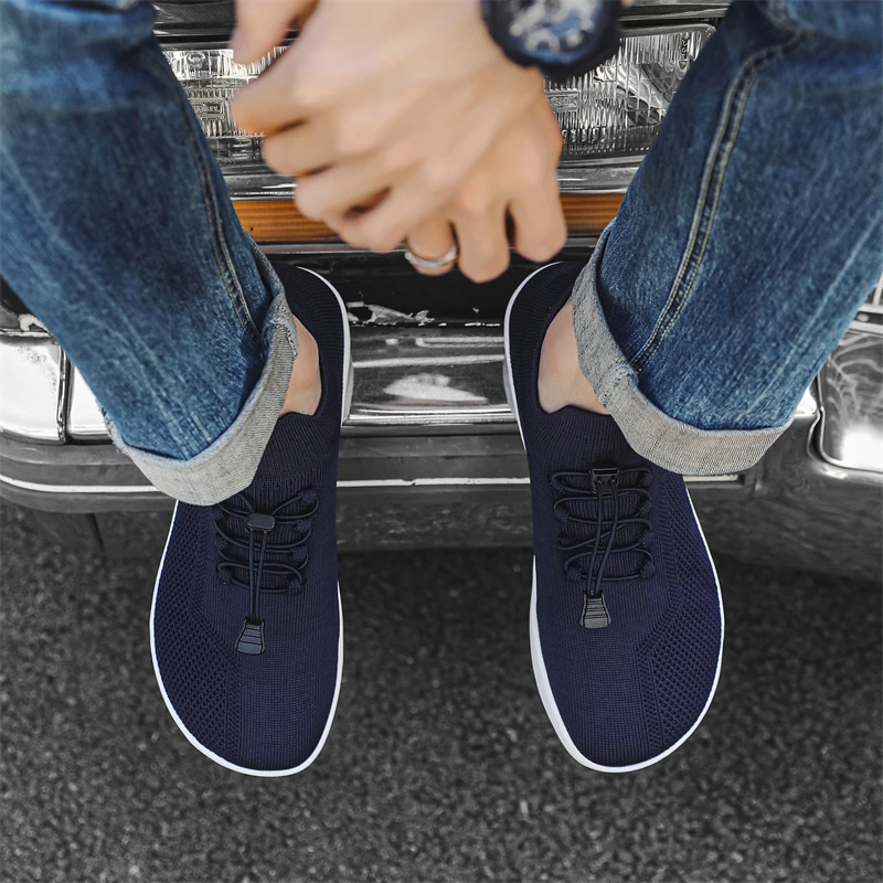 Atmungsaktive Barfußschuhe Aus Mesh Für Herren Mit Breiter Zehenbox_voghion.com