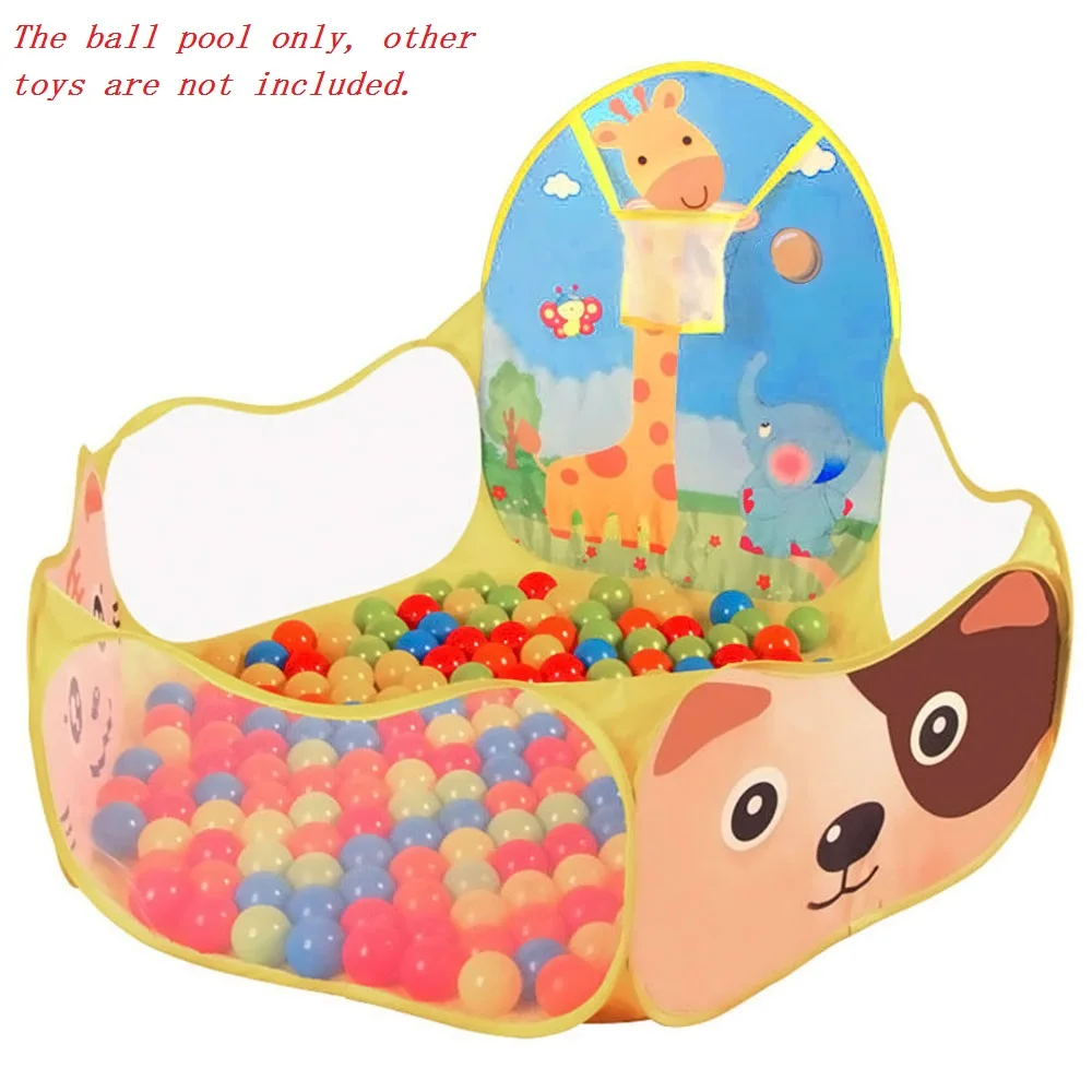 Foldable Cartoon Outdoor Sports Playground Kids Children Ocean Ball Pit Pool Baby Tent Ball Basket Gaming Toys Educational Toy 2