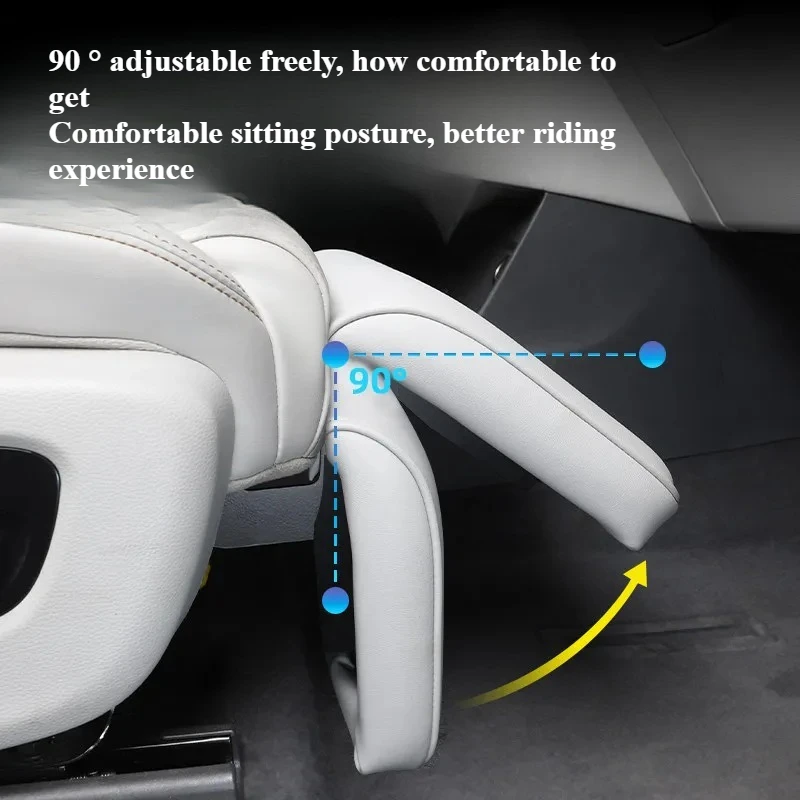 GAC 트럼프치 GS8 2022-2026년식 동승자용 전동 레그레스트 지지대 90도 조절 가능 시트 개조 액세서리