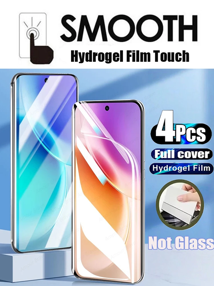 5-Pack Soft Clear Hydrogel Screen Protector Film