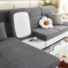 Jacquard Sofa Cushion Pad Cover 1pc Floral Adjustable Elastic Extensible Couch Cover Case 2025 Spandex Slipcovers 5