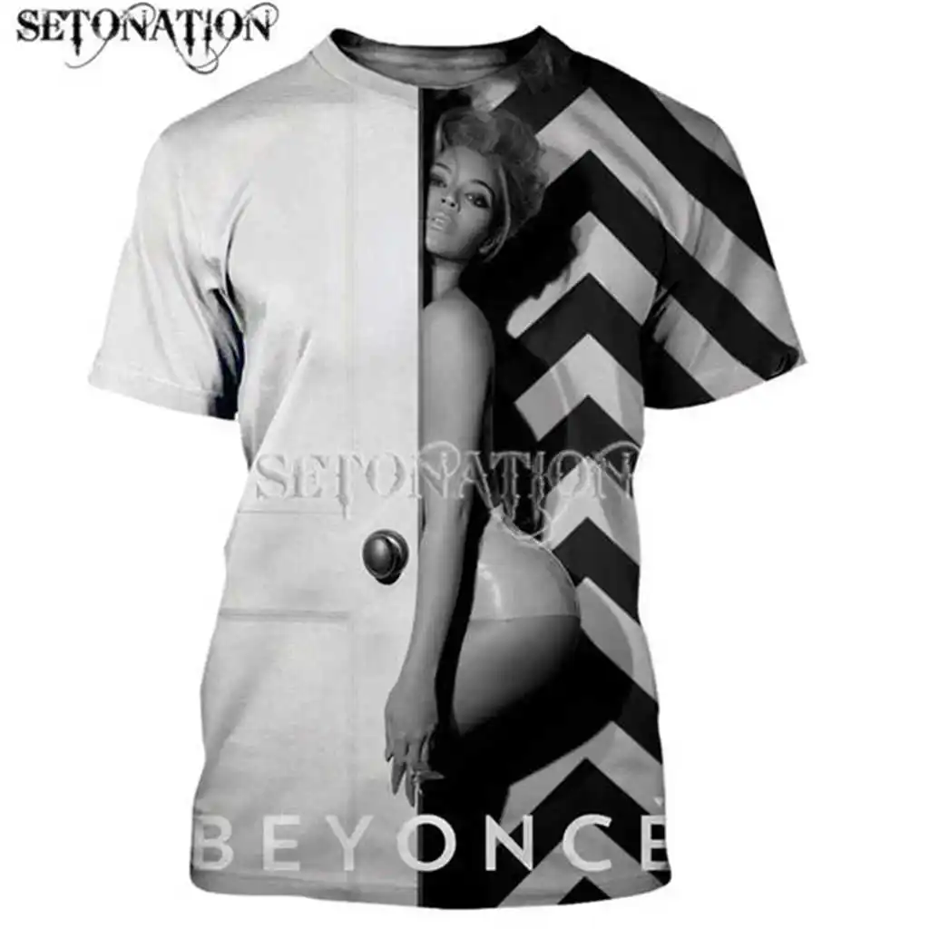 

Classical Beyonce customize men women fashion cool 3D print t-shirts Harajuku style tshirt streetwear summer tops