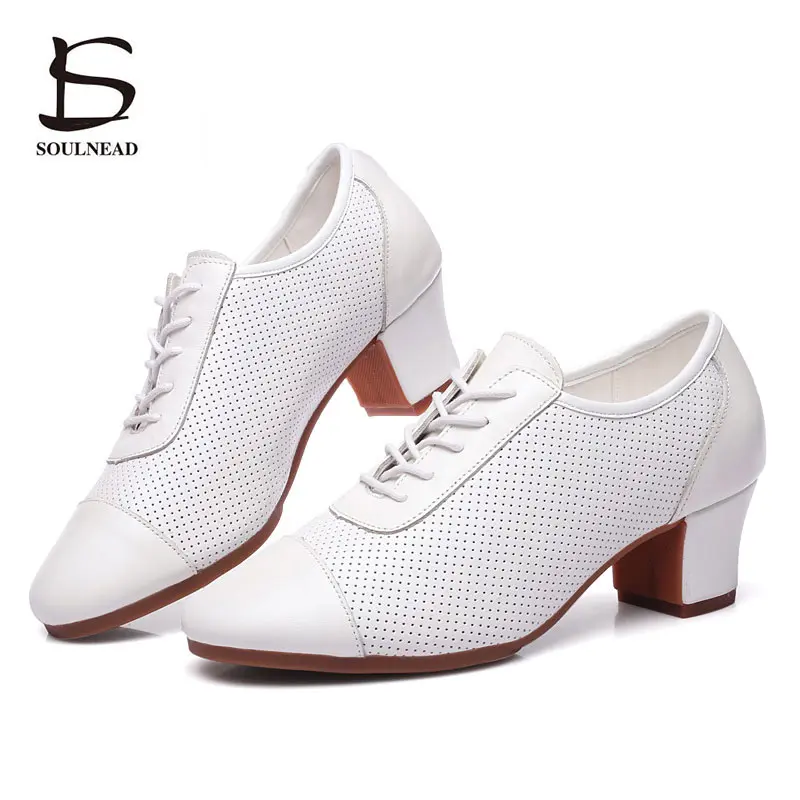 

Jazz Latin Woman Dance Shoes Ballroom Salsa Latino 5cm Heels Female Modern Training Dancing Sneakers Zapatos baile latino mujer