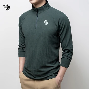 SBWL Autumn/winter high quality men's/women's outdoor sportswear fashion business casual breathable long sleeve T-shirt Tops 1