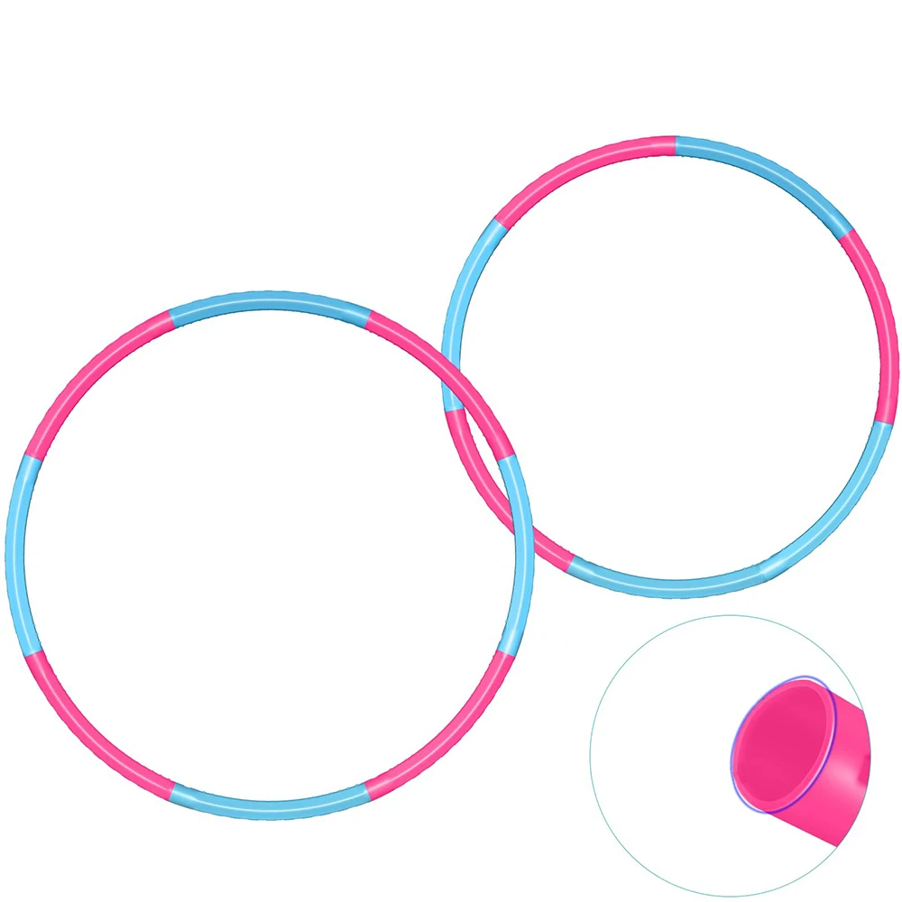 Weighted Hula Circle Ring for Sport Hoops Comfortable Cushioned Surface Detachable Design for Beach or Park Workouts