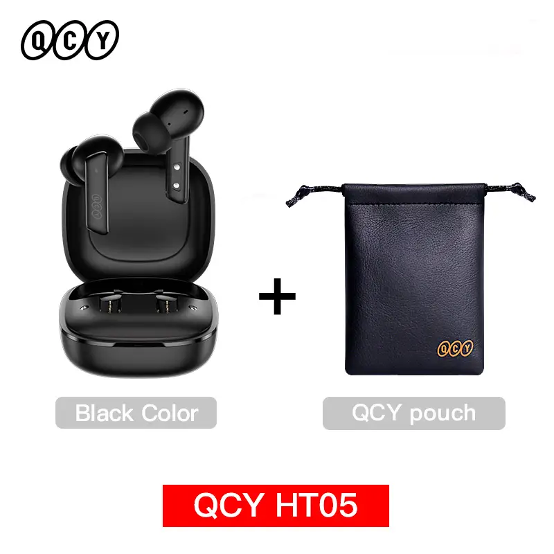 QCY HT05 ANC Wireless Earphone 40dB Noise Cancelling Bluetooth 5.2 Headphone 6 Mic ENC HD Call TWS Earbuds Transparency Mode - Image 12