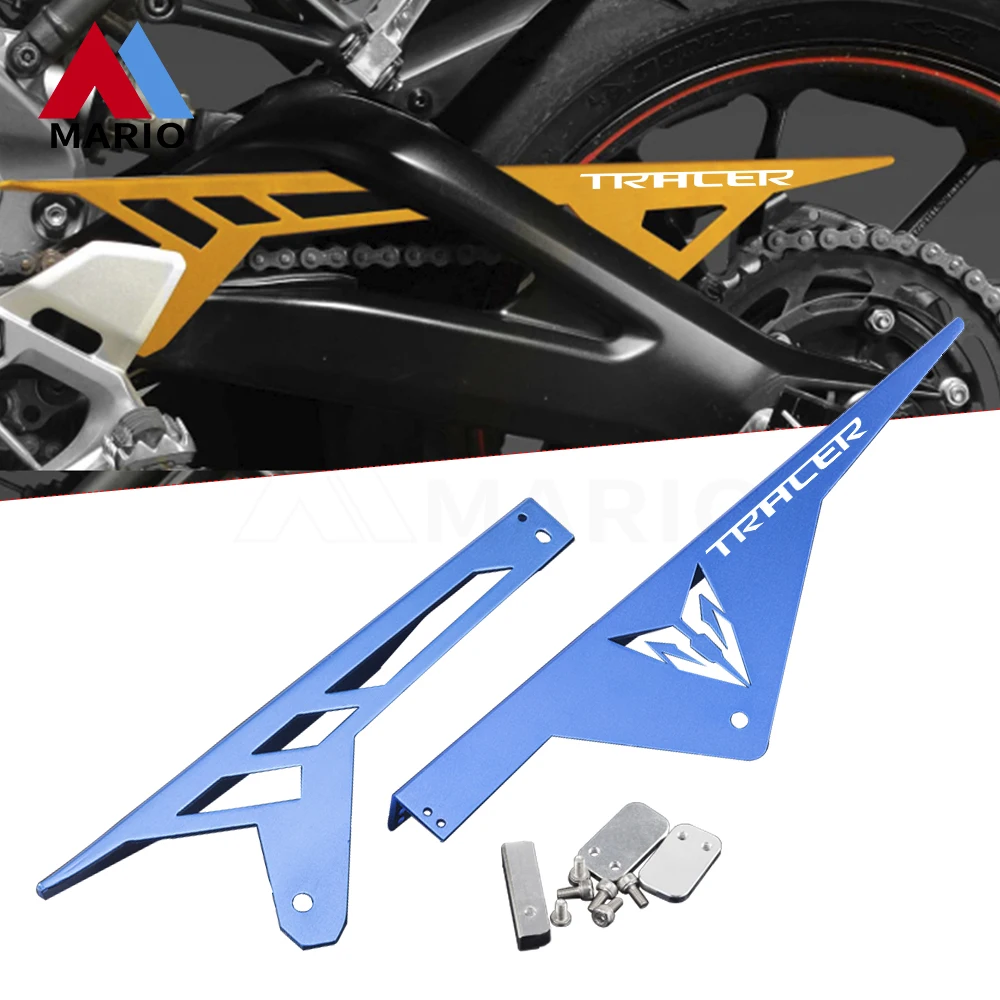 

Motorcycle CNC Black Chain Oiler Protector Belt Guard Cover For Yamaha MT 09 MT-09 MT09 Abs Street Rally Tracer 900 XSR XSR900