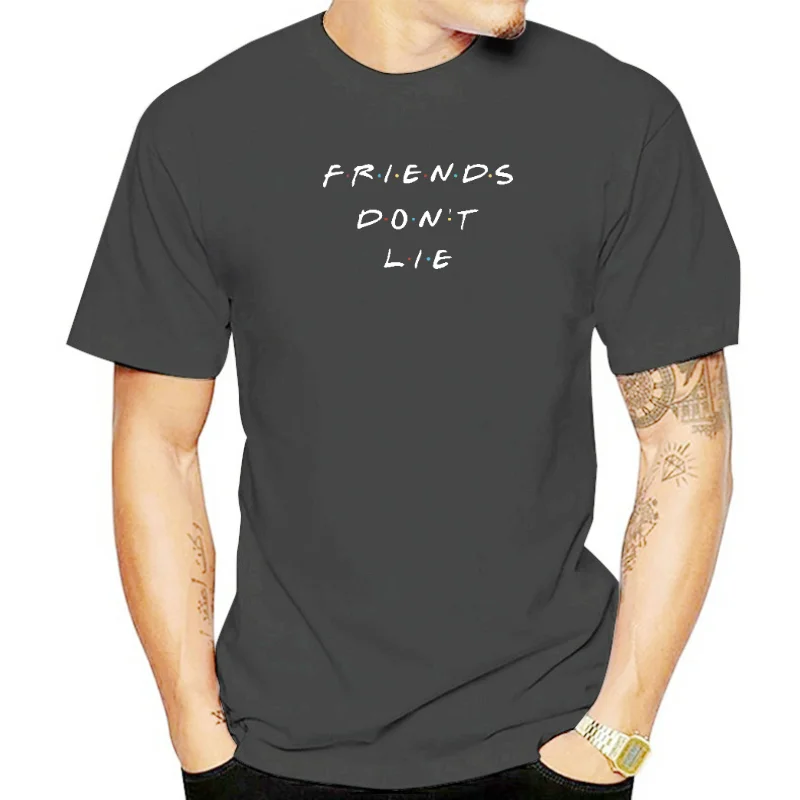 thumbnail image 1 of Title: Stranger Letter Print Plus Size T Shirt White Short Sleeve Things Friends Dont Lie Printing Tees Feme Summe Tops, 1 of 5