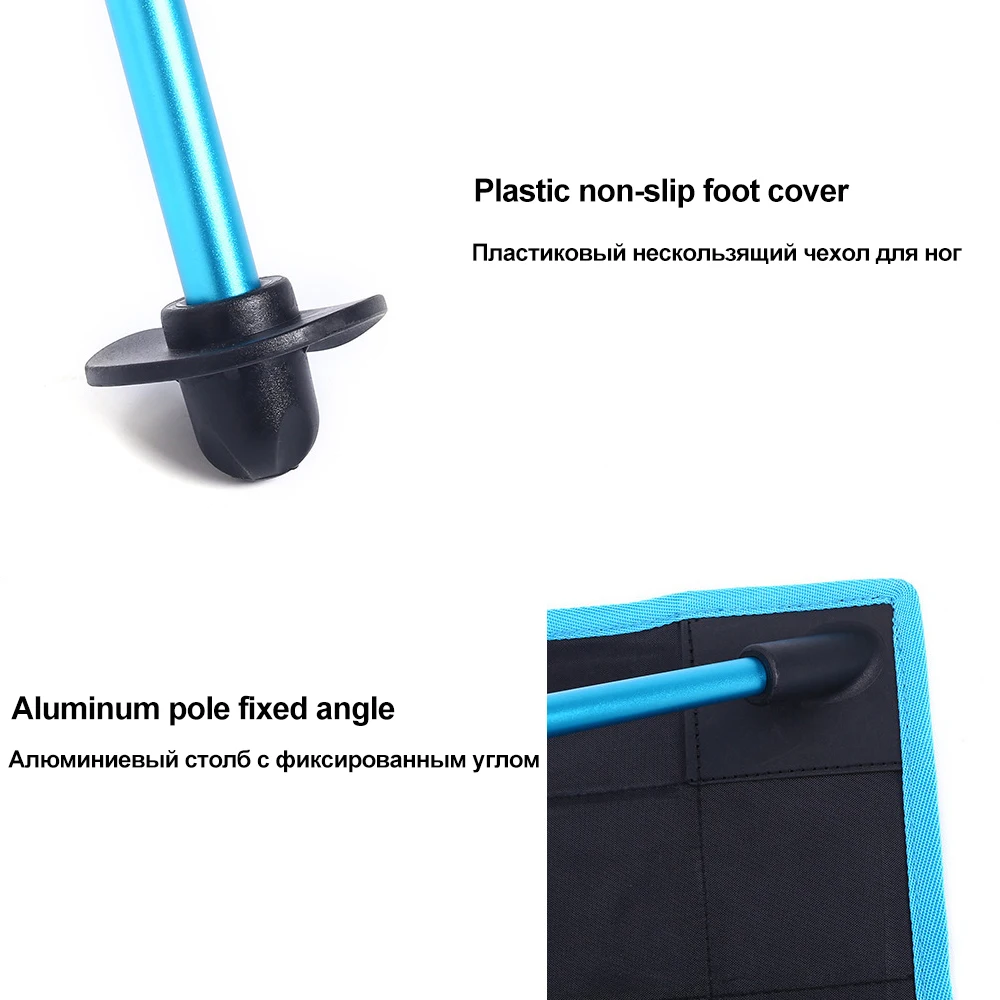 HooRu Ultralight Folding Table Outdoor Portable Detachable Desk Backpacking for Beach Camping Travelling Fishing Tools Furniture Foldable Table