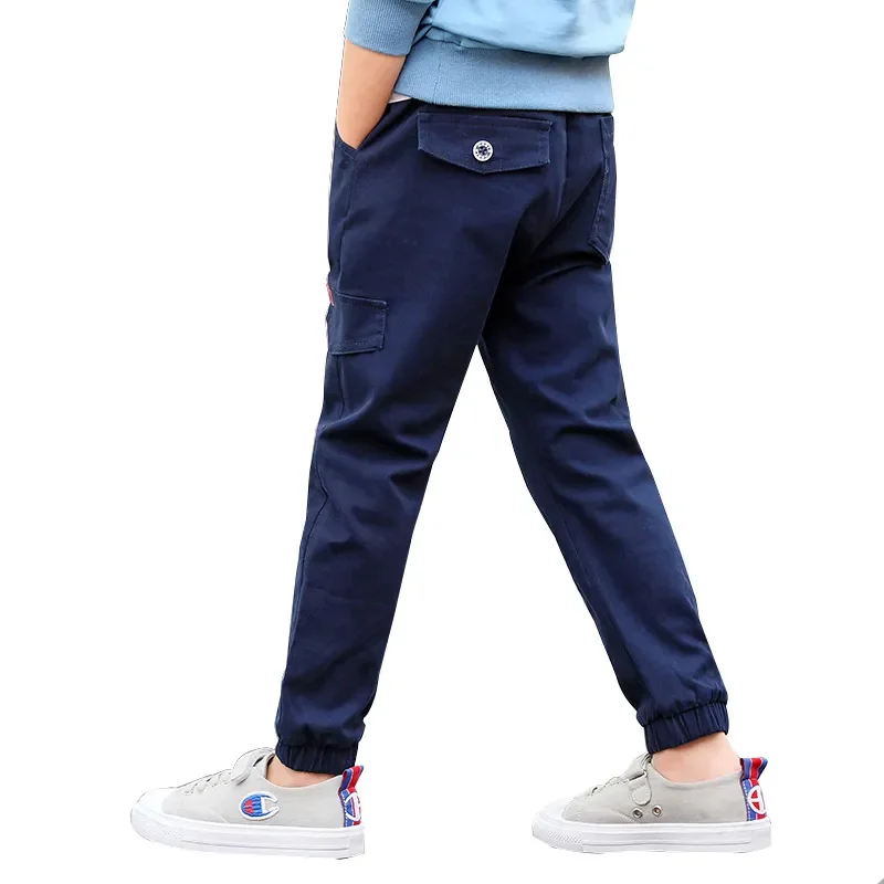

Boys Pants Kids 2023 Autumn Cotton Long 3 5 10 14 Year Children Trousers New Style High Quality Pantalones Causal Cargo