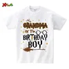 Magic Broom Wizard Birthday Boy Shirt Family Matching Outfits Personalized Name Shirts Kids 9th Birthday Party Children Outfits 4