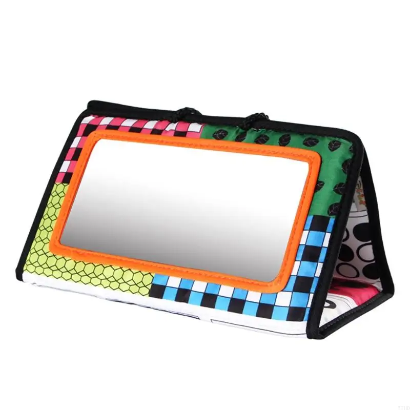 77HD Baby Rear Facing Mirror Cloth Book Car Back for Seat Rearview Mirror Car Safety Kids Hanging Pendant
