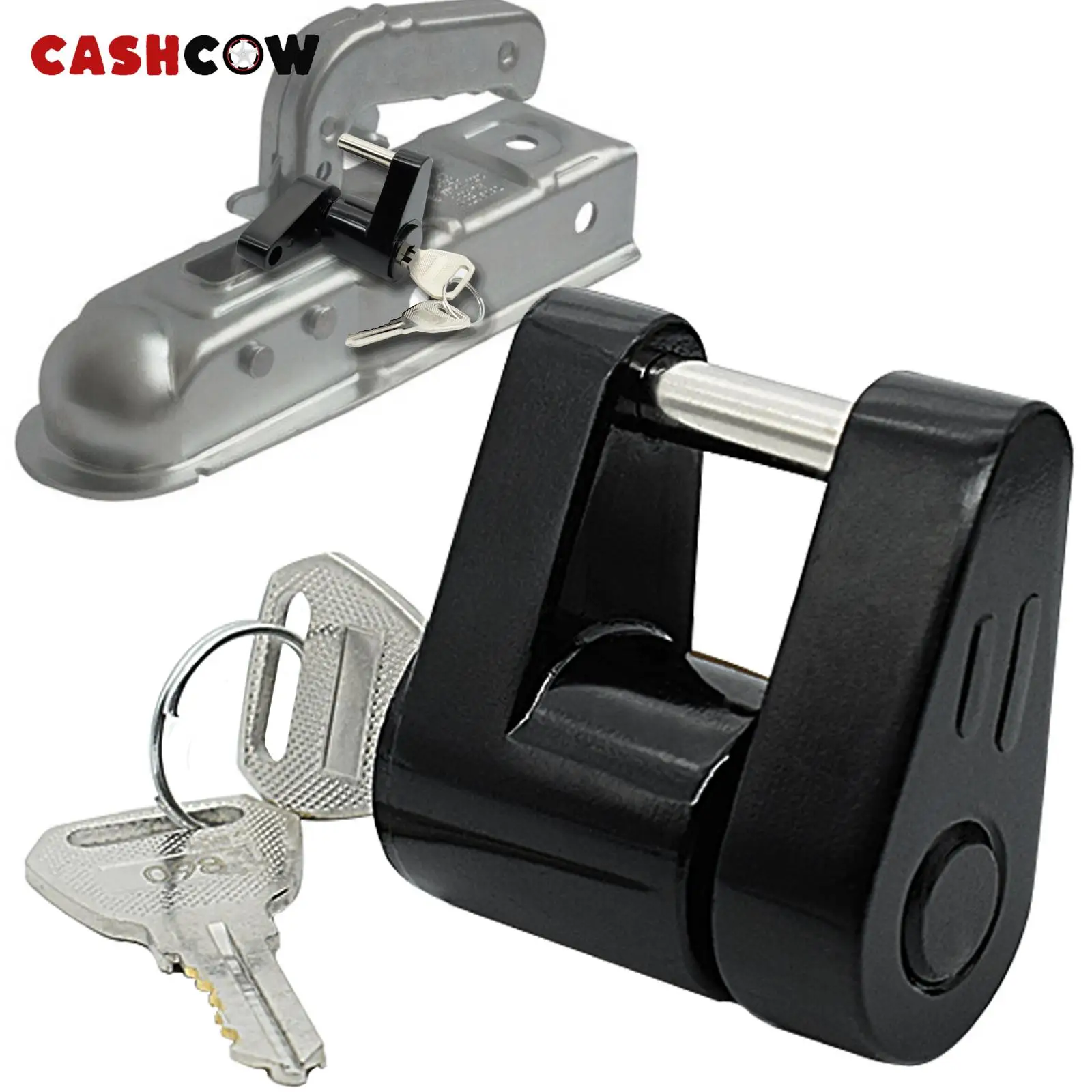 Trailer Coupling Lock Rust-resistance Anti-theft Trailer Hitch Lock