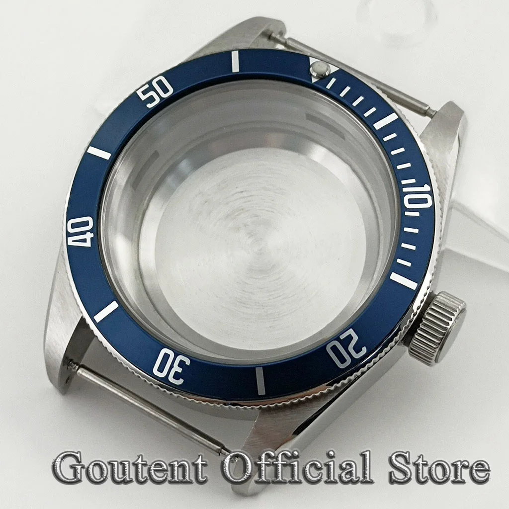 

Goutent 41mm Sapphire Crystal Silver Watch Case Fit NH35 NH36 ETA 2824 2836 PT5000 Miyota 8215 821A 8205 DG2813 3804 Movement