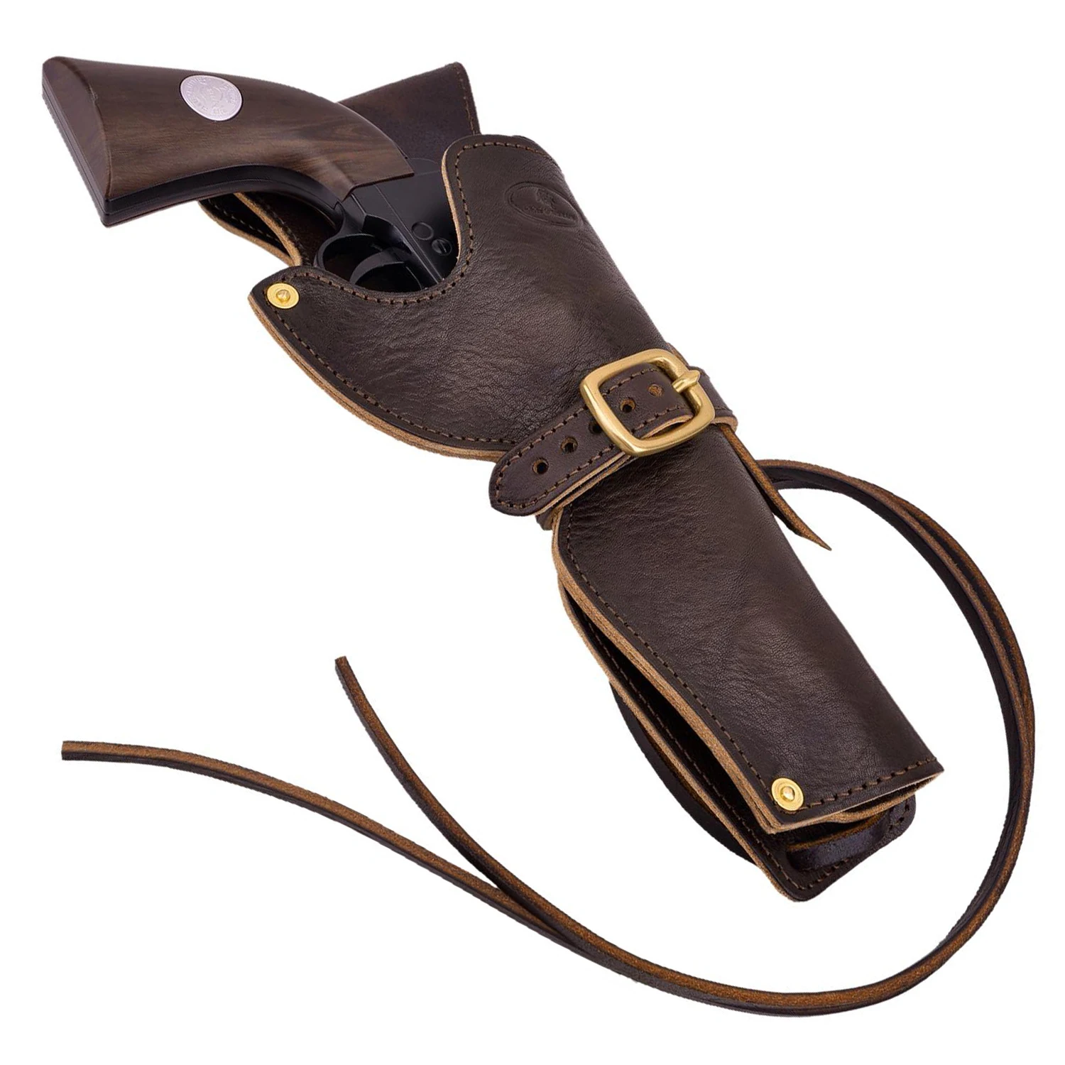 thumbnail image 2 of Ddtnw Western Gun Belt With Tooled Holster Combo 22 Caliber... 2 of 14
