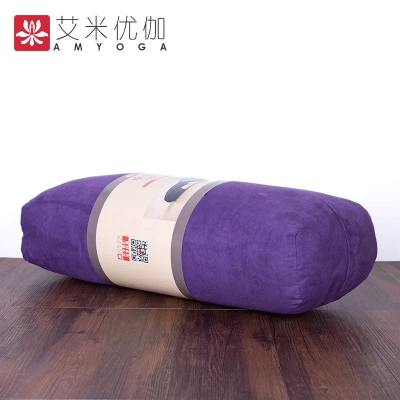 JayCreer Yoga Bolster Rectangular - Washable Cover Organic Cotton - Yoga  Bolster Cushion -Yoga Pillow 67X27X17CM