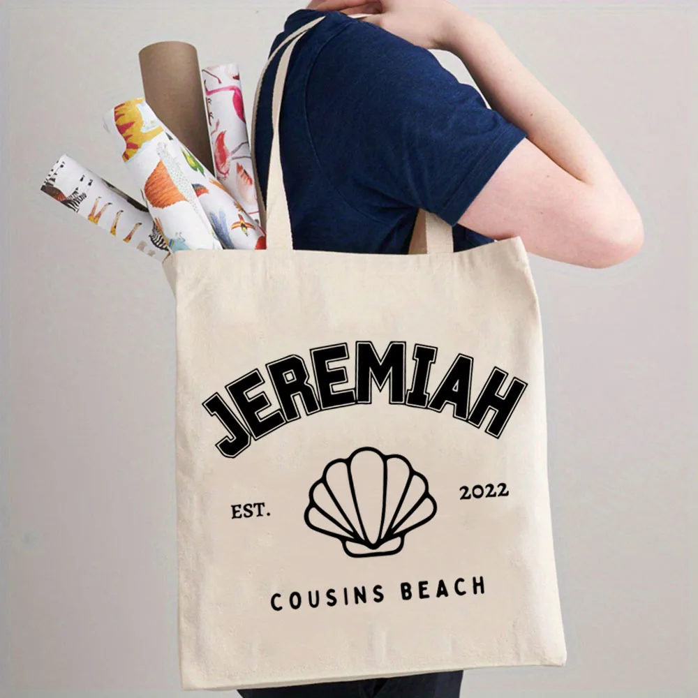 Team Jeremiah Conrad Belly The Summer I Turned Pretty Handbags Large Shoulder Canvas Bag