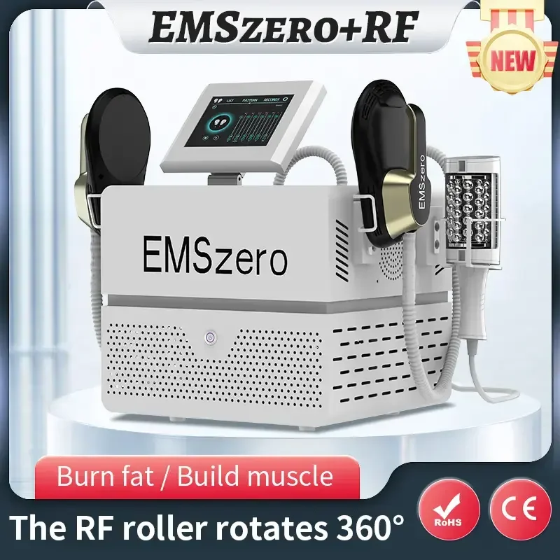 EMS EMSZERO 2 in 1 Roller Massage Lose Weight Therapy 40K Compressive Micro vibration Vacuum Sculpt Body slimming Machine emszero 2 in 1 roller massage lose weight therapy machine compressive micro vibration vacuum 5d body slimming machine