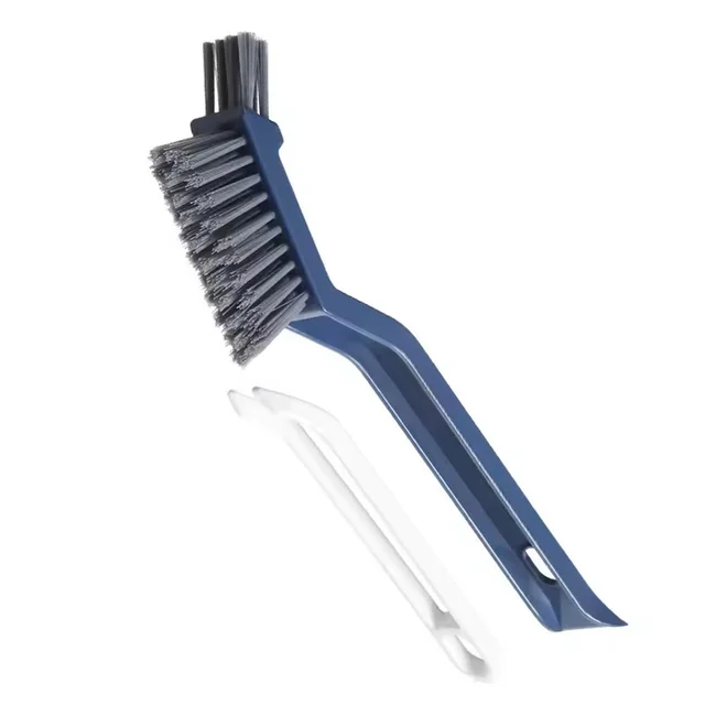 Spazzola multiuso per la pulizia degli spazi del pavimento delle piastrelle del bagno, scanalatura della finestra, spazzola per la pulizia delle mani, strumento da cucina per l'angolo della parete della casa 6