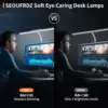 Desk Lamp, 3 Colors Stepless Dimming LED Desk Lamps for Home Office Adjustable Memory Desk Light with Clamp Touch Control 5