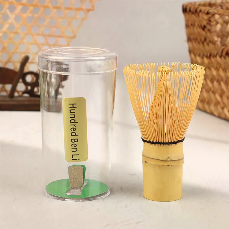 Eco-Friendly Bamboo Matcha Whisk - Reusable & Dishwasher Safe Stirrer