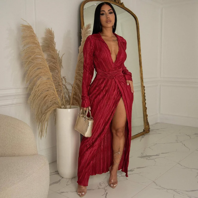 

2023 Dresses for Women Birthday Long Sleeve Evening Dresses Long Party Dress Woman Clothing Wholesale Clothes Party Dress