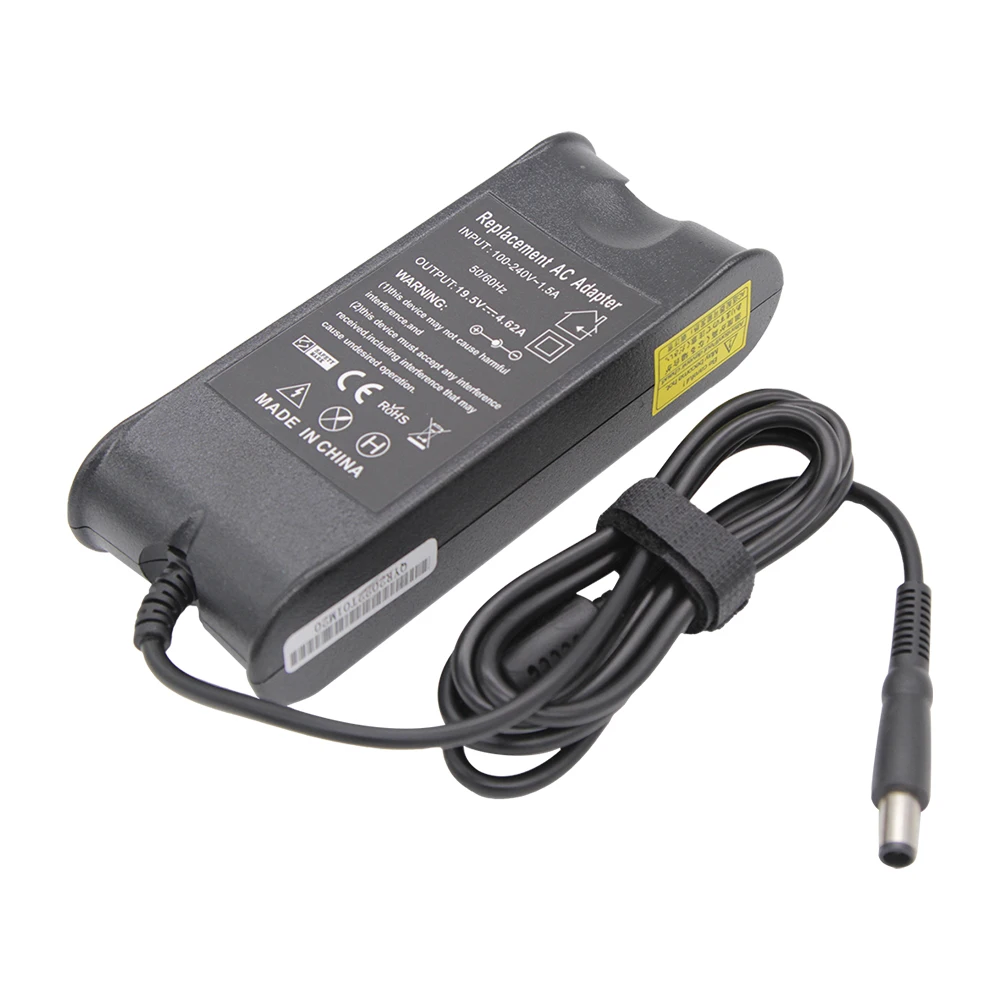 Laptop Charger 19.5V 4.62A 90W for Dell E4300 E5410 etc.