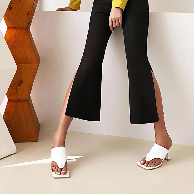 Kolnoo Handmade New Big Size 35-47 Women's High Heels Slippers Sexy Summer Night-club Sandals Evening Party Fashion Daily Shoes